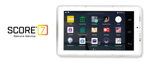 SCORE® 7 large-size secure tablet